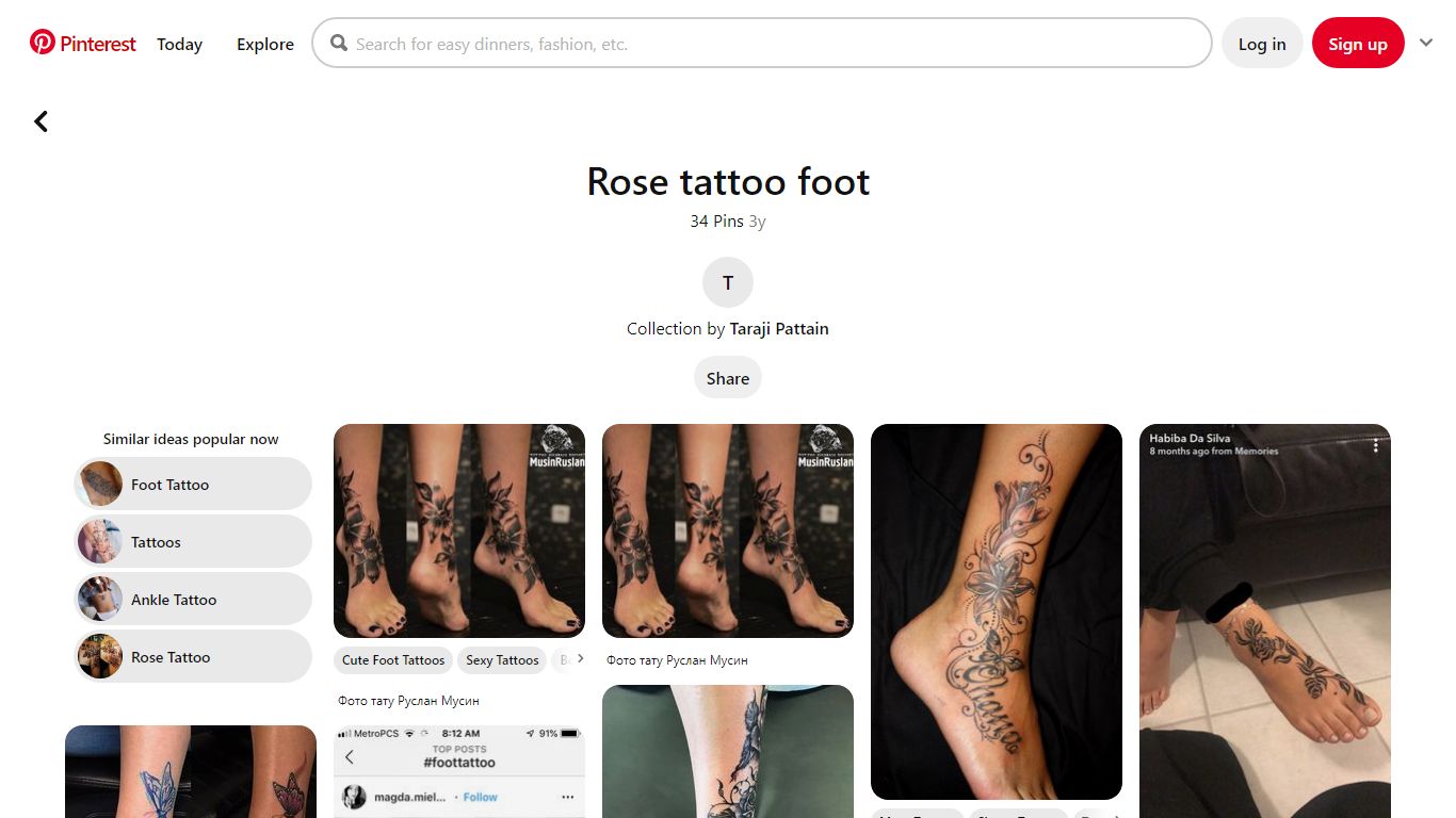 34 Best Rose tattoo foot ideas | foot tattoos, foot tattoos for women ...